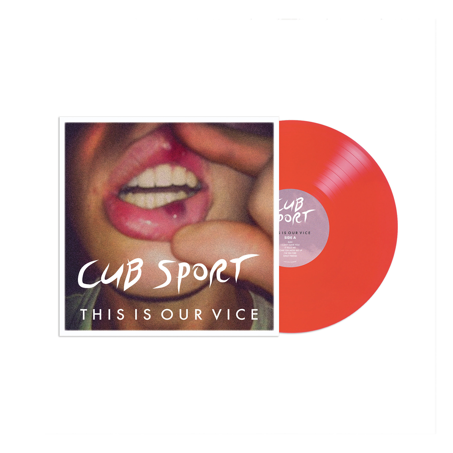 This Is Our Vice Transparent Red Vinyl